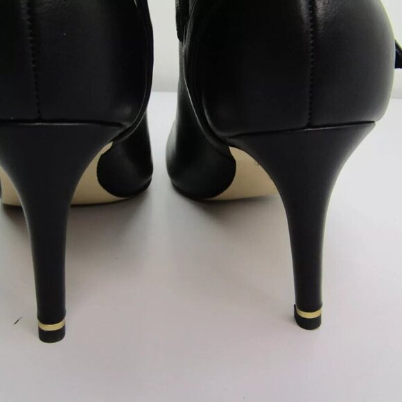 NEW WHITE HOUSE BLACK MARKET  Tall Double Buckle Boot Pointed Toe Black Size 8 - Picture 5 of 10